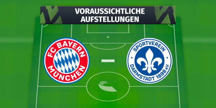 Aufstellungen: Teilnehmer: FC Bayern München Gegen Union Berlin